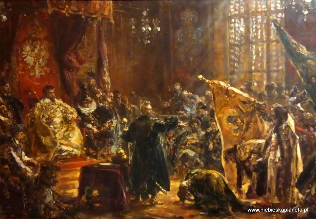 Jak Car Wasyl IV przysięga na kolanach, że Rosja nigdy nie zaatakuje Polski 