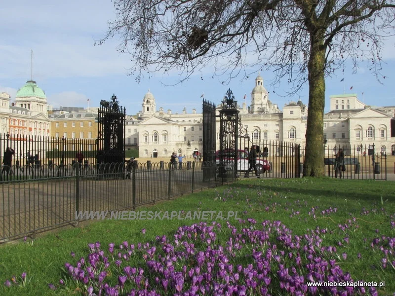 Wiosna na początku lutego w St James Park