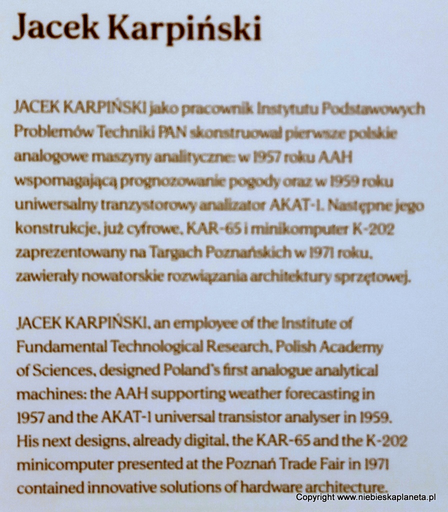 Jacek Karpiński Muzeum Techniki w Warszawie
