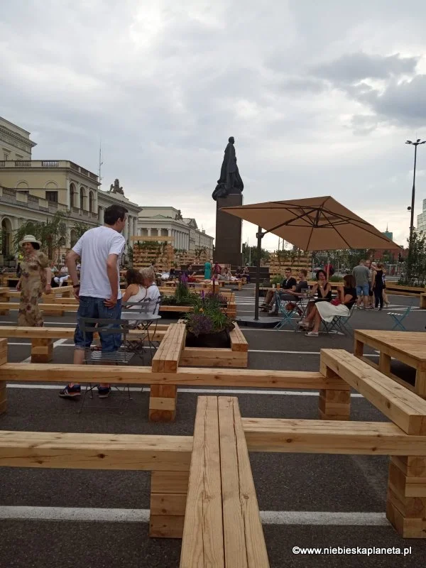 Strefa Relaksu przy warszawskim Ratuszu